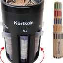 Automatic Coin Sorter 5 IN 1 Coin Counter with Coin Wrappers, Sort your Spare Change in Piggy Bank Coin Bank & Coin Holder Quickly & Accurate as Sort Machine, Easy to Use as Gift & Time Saver