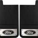 Plasticolor Ford Heavy Duty Rear 12 X 23 Mud Guards, 12" x 23" Rear Mud Guards by Plasticolor (001838R01)