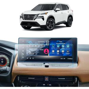 2PCS Anti-Glare Screen Protector for 2024 2025 Nissan Rogue (SL/Platinum) Accessories Navigation Touchscreen Protector Film Accessories HD Clear 12.3''