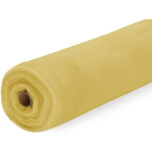 Tulle Fabric Roll, 54" x 10 Yards (30FT) Tulle for Wedding Decorations Tutu Party Backdrop Baby Shower Table Skirts Christmas Gift Wrapping (Antique Gold)