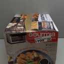 Gourmia Toaster Oven Digital Air Fryer - Convection Mode with 4 Slice Capacity, 3 Rack Positions, 12 Presets, Toast, Bagel, Bake, Roast, Broil, Dehydrate, Popcorn, Fits 9" Pizza, Stainless Steel (Large, Silver)