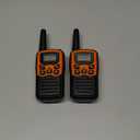 Walkie Talkies, MOICO Long Range Walkie Talkies for Adults with 22 FRS Channels, Family Walkie Talkie with LED Flashlight VOX LCD Display for Hiking Camping Trip (Orange 2 Pack)