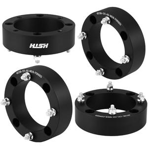 HISH 4x156mm Wheel Spacers, 2"(50mm) Thickness with 3/8"-24 Studs 131mm Hub Bore, Fit for Polaris Ranger RZR Sportsman Xplorer 400 500 600 700 800 Kawasaki 300B Lakota KSF 250 KXT 250, Set of 4