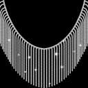 2 Yard Rhinestone Fringe Trim Rhinestone Ribbon Tassel Chain Diamond Crystal Tassel Fringe Trim for Sewing Crafts Wedding Party Clothing Accessories Female Jewelry (Silver)