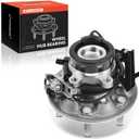 A-Premium Front Left Wheel Bearing and Hub Assembly with ABS & 6-Lug Compatible with Chevrolet Colorado 2004-2008 & GMC Canyon 2004-2008, RWD and with Z71 Off Road Package