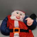 Christmas Santa Claus Costume Shoulder Carry Ride On Me Mascot Costume Fun Dress