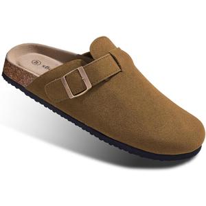 BULLIANT Comfort Clogs Slippers Sandals Nurse Work Shoes Unisex for Men Women with Cushioned Cork-Footbed (Tiger Eye3400, 44) BULLIANT Comfort Clogs Slippers Sandals Nurse Work Shoes Unisex for Men Women with Cushioned Cork-Footbed (Tiger Eye3400, 44)