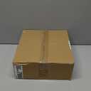 DN DECONATION Christmas Decoration Reindeer and Tree Figurines Xmas Reindeer with White & Silver Tree Statues Decor Resin Christmas Village for Winter Table Mantle Decor Set of 4