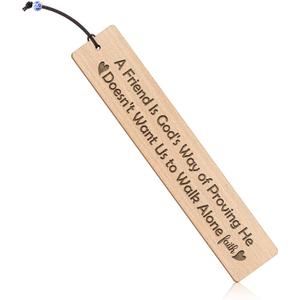 Christian Gifts Friend Bookmark Faith Based Gifts Friendship Gifts for Women Faith Bookmarks Gifts for Friends Book Lovers Gifts Religious Gifts Wooden Bookmark Gifts for Readers Bestie