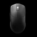 Lamzu Maya X Wireless Gaming Mouse, Ultra Lightweight 47g, Optical Switch, Maximum 30000 DPI, Symmetrical, MCU Nordic 52840, Dust-Proof Encoder, PAW3950 Sensor(Larger Maya) (Black)