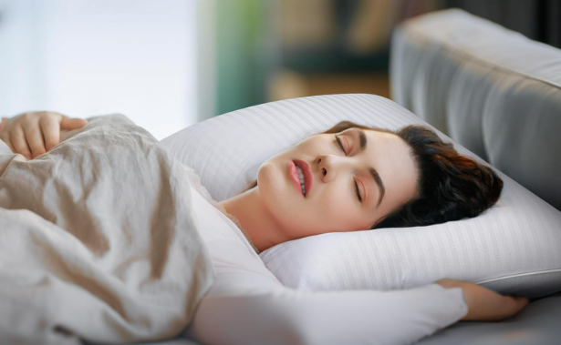 COZSINOOR Goose Feather Pillows Queen Size Set of 1 - Hotel Down Bed Pillow for Sleeping, Soft 600 TC Cotton Cover, Fluffy Support Surround Fill Down Alternative for Back, Stomach, Side Sleepers