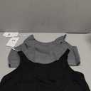 Momcozy Pumping Bra, Pumping Bra Hands Free All Day Wear Pumping & Nursing Bra in One Holding Breast Pump for Spectra, Medela (Large, Black,grey-2pk)