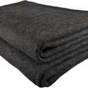 EPG Extra Large Wool Blanket with Zippered Bag | Warm, Comfortable, Stylish, Military | XL Queen/King - 72 x 92 in, 80% Wool, 5.35 lbs | Camping, Outdoor, Bedding, Emergency, Survival, Cabin, RV (X-Large, Dark Gray)