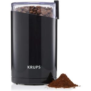 Krups Fast Touch Coffee Grinder Electric 3 Oz. Black