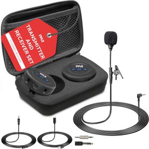 Pyle Wireless Audio Transmitter and Receiver Set  Low Latency Bluetooth Adapter with 3.5mm AUX & RCA Inputs/Outputs, Plug & Play for TV, Projector, Speakers, Headphones & Soundbars