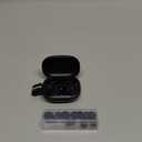 2 Noise Cancelling Ear Plugs, Beinkap Sleeping Earplugs with 12 Silicone Soft Reusable Ear Tips for Social Gatherings, Work, Sleeping, Concerts, Parenting, Conversation, 28 dB Noise Reduction (Black)