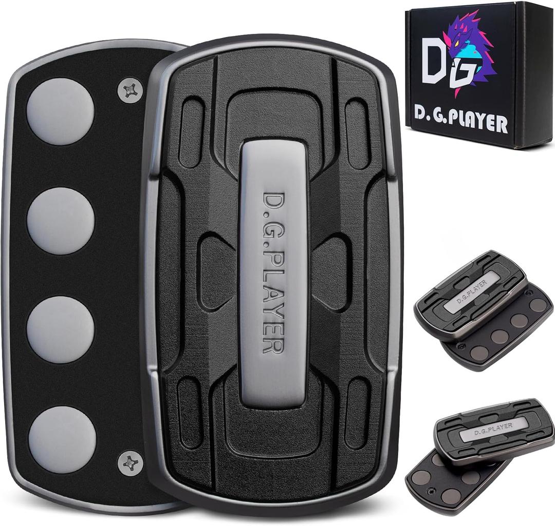 Fidget Toys Adults - Sound & Silent Handheld Cool Fidget Slider - Metal Sensory Toys for Adults Stress Relief, Focused, Anxiety, Time Passing - Travel, Classroom, Office, Car, Home (Black)