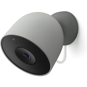 Google Nest Cam Outdoor (Wired, 2nd Gen) - Security Camera with 2K Video and Gemini, Night Vision, 2-Way Audio - Works with Google Home - 2025 Model - Hazel (1-pack)