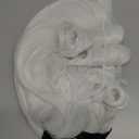 Linfairy Men's 18Th Century Peruke Wig Halloween Colonial Historical Judge Lawyer Cosplay Costume Wigs For Party White Blonde