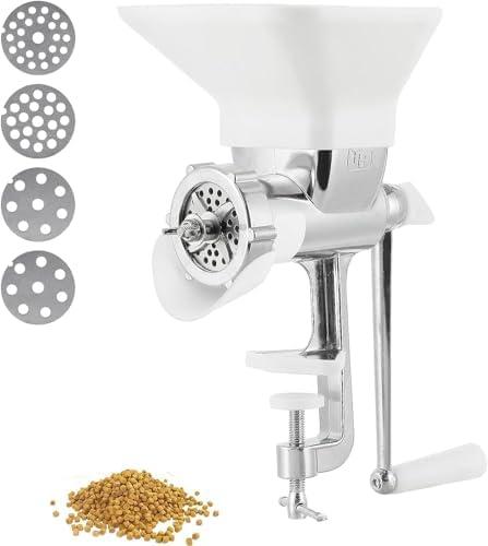 YUCHENGTECH Manual Animal Feed Food Pellet Machine Pet Dog Cat Food Pellet Mell Maker Machine Pet Food Pellet Machine with 4mm/5mm/6mm/7mm Molds