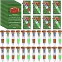 Sayglossy 36 Sets Football Party Favor Pens Gifts Bulk, 4-in-1 Multicolor Ballpoint Pen with Positive Cards for Football Senior Night Gifts End of Year Teacher Prizes Rewards and Party Supplies