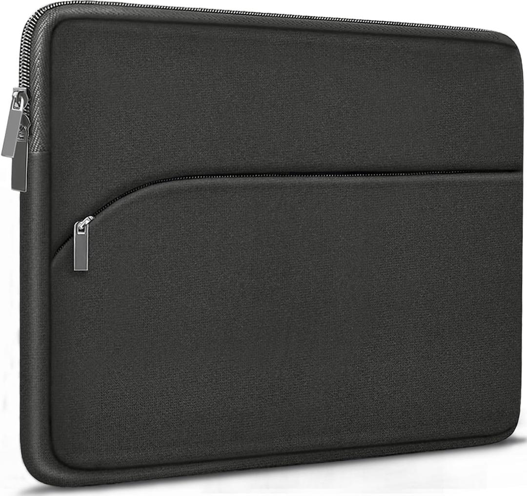 Laptop Sleeve Case 14 inch, Slim Portable Monitor Protective Cover with Front Pocket, Traveling Carrying Laptop Bag Compatible for MacBook Air/Pro, HP, Dell, Lenovo, Acer, Grey
