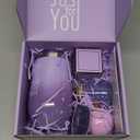 Gifts for Women, Mom, Wife, Girlfriend, Sister, Her - Happy Birthday, Christmas, Valentine's Day, Mothers Day Gifts - Lavender Spa Gift Basket Set