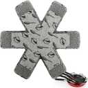 BOYAN Pot and Pan Protectors, Thicker Felt Pot Protectors for Stacking, Set of 12 & 3 Different Sizes, Cookware Accessories, Pan Separators for Stacking Skillet Ceramic Saucepan Glassware