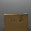 Presentime & Co 16" Anton Vintage Square Clock, Silent No Ticking, Wall & Mantel 2 in 1 Clock, Desk and Shelf Clock, Tabletop Dcor, Modern Silver Color