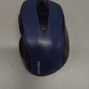 TECKNET Wireless Mouse (2.4G & BT5.0/3.0) Silent 4800 DPI Computer USB A & Bluetooth Mouse 6 Buttons, Wide Compatibility - Blue