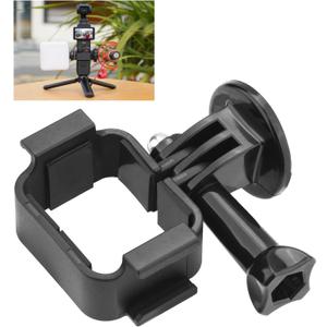 Pocket 3 Extension Adapter, Dual Cold Shoe Mount Camera Extender Frame for DJI Osmo Pocket 3 Creator Combo Handle Accessories for Microphone, Led Video Light, Tripod, Bicycle, Backpack Clip