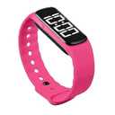 Sensory Wrist Timer for Kids, Teachers, Students, Simple Reminder Watch with Silent Alarm Clock Wristband, Classroom Countdown (Pink)