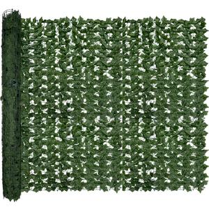 Artificial Ivy Privacy Fence Roll Screen,128" by 72" (64 SQFT) UV-Anti Faux Hedge Fence and Fake Ivy Vine Leaf Wall Panels for Indoor&Outdoor Green Backdrop, Garden Greenery Decor (72"x128", Ivy vines)