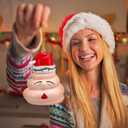 3 Pcs Funny Christmas Poop Gag Gifts Ornaments Resin Santa Claus Snowman Poop Tree Ornaments 3 Styles Christmas Hanging Decor for Xmas Trees Holiday Party Gag Gifts (Assorted)