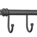 Classic Wall Mounted Key Holder Hook Rack, Vintage Key Rack for Entryway(Bronze Grey)