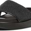 Donald Pliner womens Fifi SandalSlide Sandal (9.5, Black - Caviar Felt)