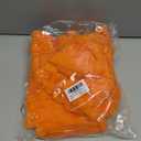 Pallene Faux Fur Plush Fall Throw Pillow Covers 20x20 Set of 2, Luxury Soft Fluffy Striped Decorative Pillow Covers for Sofa, Couch, Living Room, Burnt Orange