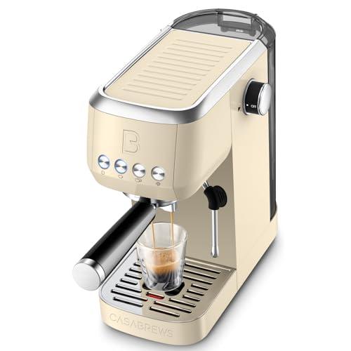 CASABREWS 3700 Essential Espresso Machine 20 Bar, Stainless Steel Coffee Maker with Steam Milk Frother, Espresso Coffee Machine Cappuccino Latte Machine with 43.9oz Removable Water Tank, Creamy