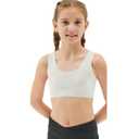 Training Bras for Girls 10-14 Seamless Teen Girls Sports Bras Ultra Comfort Soft Tween Bras 8-16 Removeable Padding S