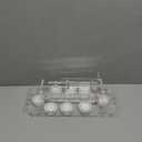 Dyson Airwrap Holder, Dyson Airwrap Wall Mount Clear Acrylic Organizer, Shark Hair Dryer Holder Stand with 8 Slots Cord Hook, Heat-Resistant Storage for Bathroom/Vanity UEMUSI