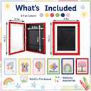 6 Pack Kids Art Frames 8.5x11 in, Front Opening Display
