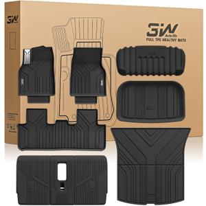 3W Floor Mats for Tesla Model Y Juniper 2025 2026 2027 Only for Standard