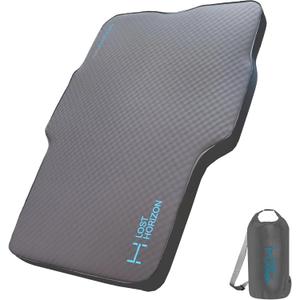 Lost Horizon Truck Bed Camping Air Mattress with Foam, Self Inflating Sleeping Pad for Tacoma 5FT with Pump Sack, 4.5" Thick