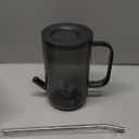 Small Watering Can Indoor Plants with Long Spout (1L, Gray)