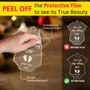 Christmas Baby Pregnancy Announcement Ornament - Pregnancy Announcement Gifts for Grandparents, Husband, Family, Aunt, Friend - Expecting Baby Coming Soon 2026 Ornament Decoration (You Can Stop Asking Now Baby Announcement)