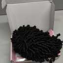 Short Afro Dreadlock Wig Twist Braids Wigs For Black Women Pixie Cut Afro Twists Dreadlocks Crochet Hair For Black Women (Natural Black)
