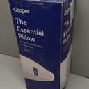 Casper Sleep Essential Pillow, Standard Size  Medium Soft Feel, Down-Alternative Fill, Supports Side, Back & Stomach Sleepers