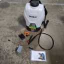 Backpack Sprayer 4 Gallon Battery Powered Garden Sprayer, VaxMay Electric Weed Sprayer Works with Makita 18V Battery, 100 PSI, Telescopic Wand, 5 Nozzles, 2.5Ah Battery&Charger Included