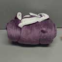 Sherpa Fleece Throw Blanket for Couch, Non-Heated, Thick and Warm Throw Gifts for Women and Girls, Soft Fuzzy Plush Blanket for Winter, Purple, 50x60 Inches