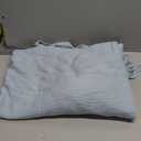 Homiest Decorative Knitted Throw Blanket with Fringe Soft & Cozy Tassel Blanket for Couch Sofa Bed (Baby Blue,50x60)